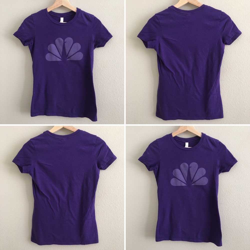 Official NBC T-shirt — purple